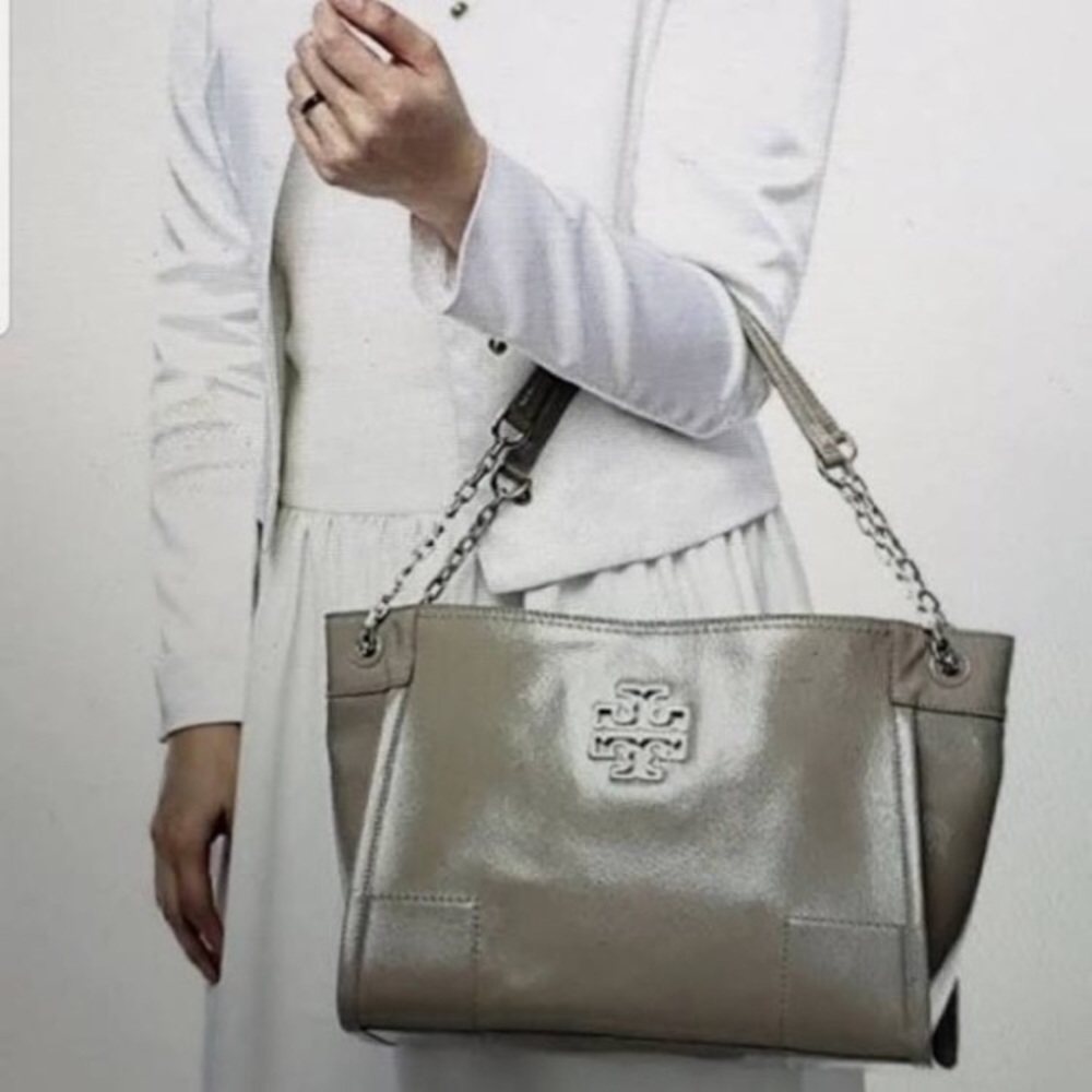 Tory Burch Britten Tote with chain strap